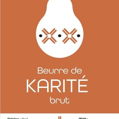 BEURRE DE KARITE BRUT 5 KG
