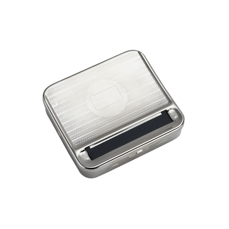 cigarette rolling tin Roller Machine Automatic Box, Polished Silver Tobacco Rollin Fumba Store rolls made from the joint rolling machine will fit great inside our glass Pre 420 Promotional Products | Tin