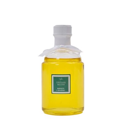Home Fragrance with Wicks 250ml Basil and Ginger