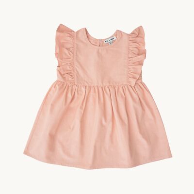 Child/baby summer dress with ruffles 100% cotton OEKO-TEX