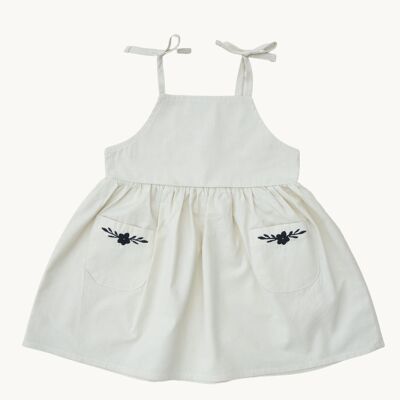 Embroidered child/baby summer dress 100% cotton