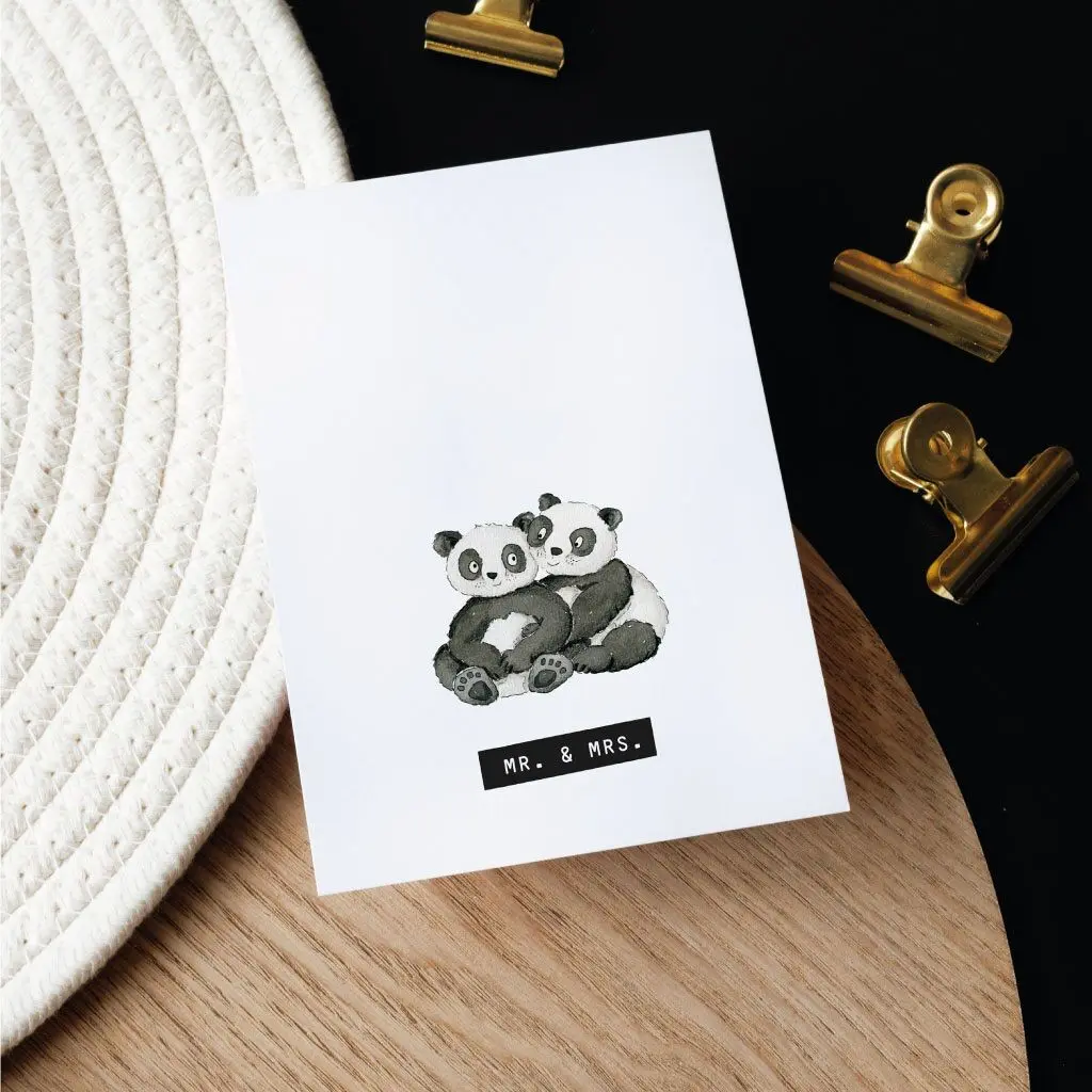 Sweetzer & Orange Hochzeitskarte 'Mr. & Mrs.' - Elegant & Klassisch