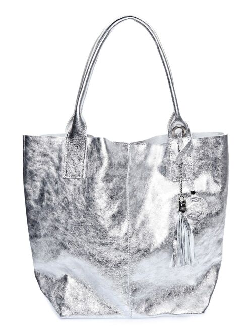 SS24 RM 8129_ARGENTO_Tote bag