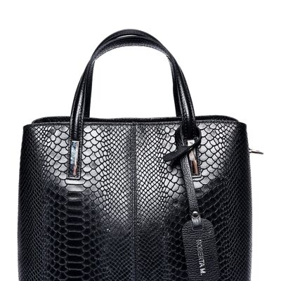 SS24 RM 8067_NERO_Borsa con manico superiore