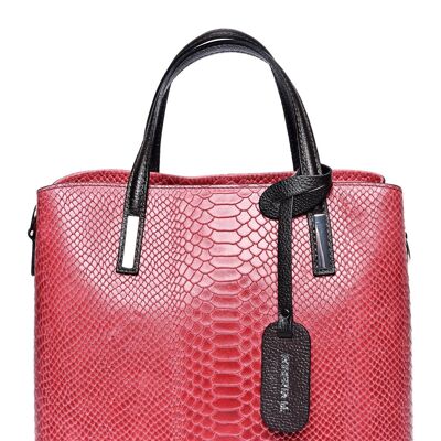 SS24 RM 8067_ROSSO_Bolso con asa superior