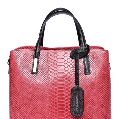 SS24 RM 8067_ROSSO_Top Handle Bag