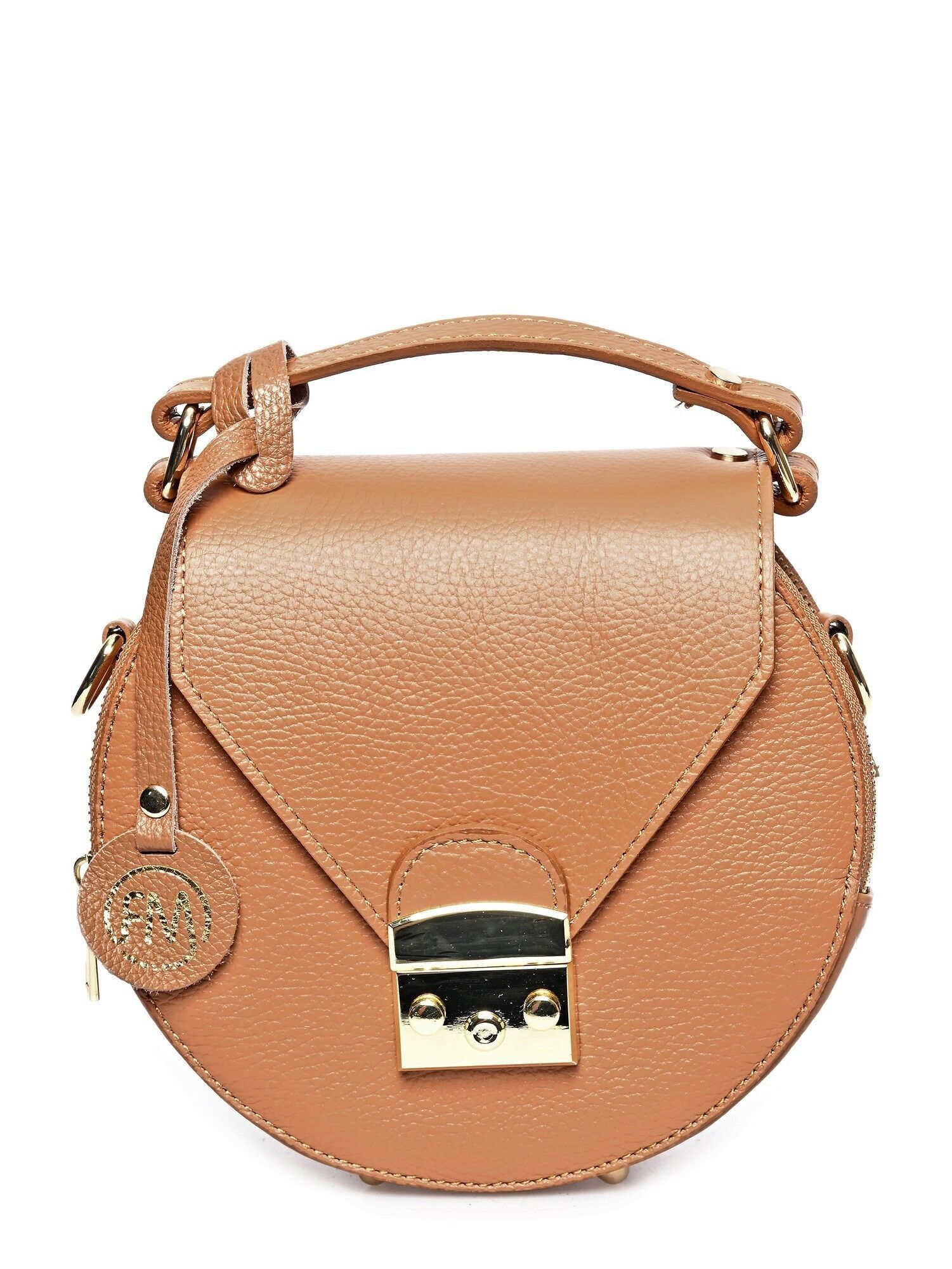 SS24 RM 1628_COGNAC_Tasche mit Tragegriff