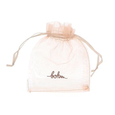 Set of 20 Bohm Paris organza bags - Beige size L