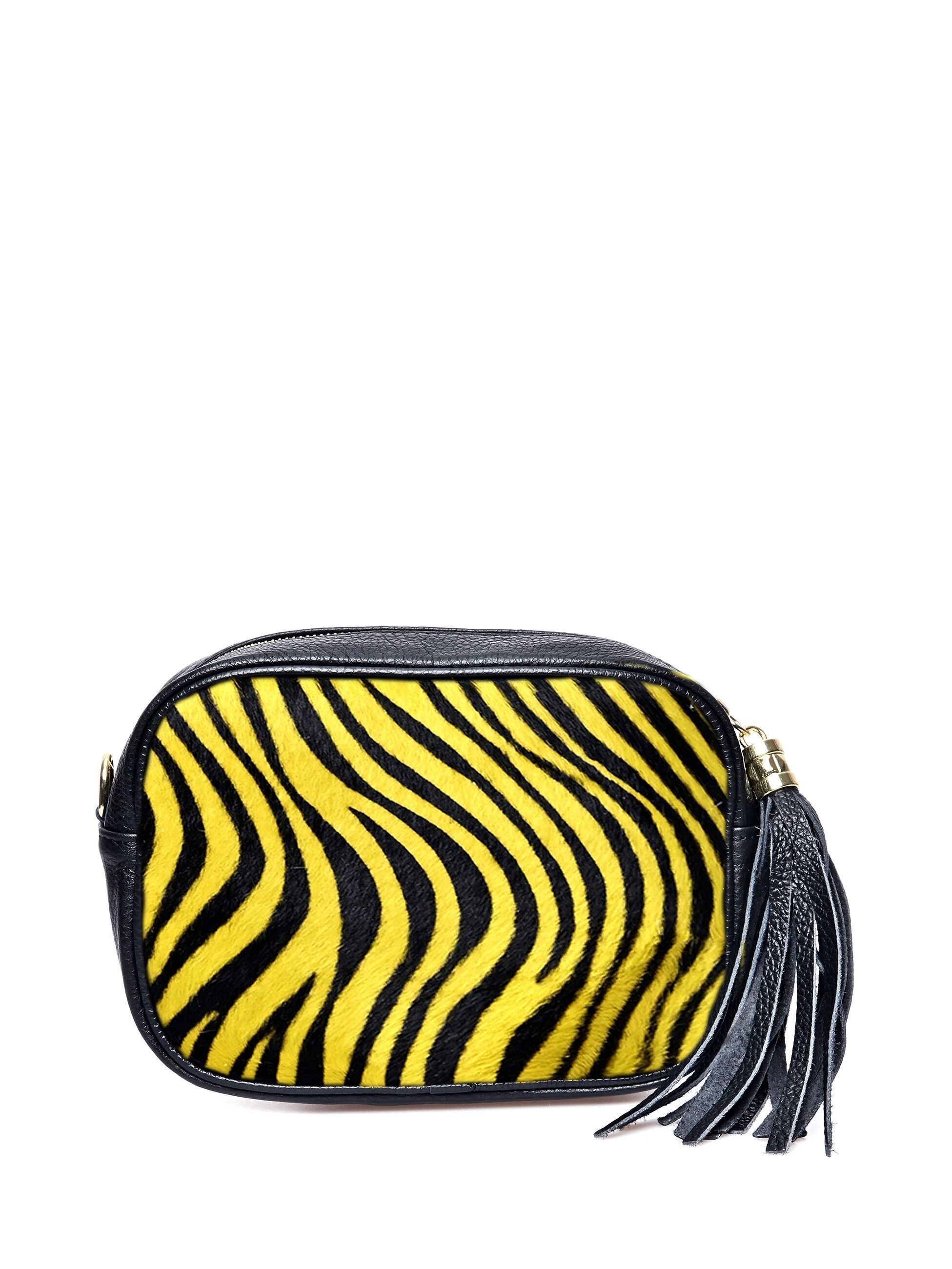SS24 AL 1888T_ZEBRA LIMONE_Borsa a tracolla