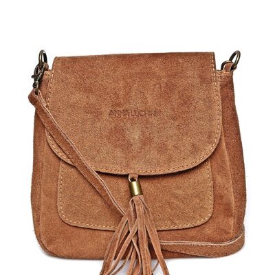 SS24 AL 8096_COGNAC_Borsa con manico superiore