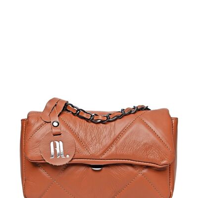 SS24 AL 2189_COGNAC_Bolso con asa superior