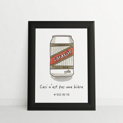 Cadre ceci n'est pas une bière