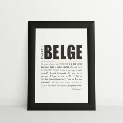 Belgian Speaking Frame