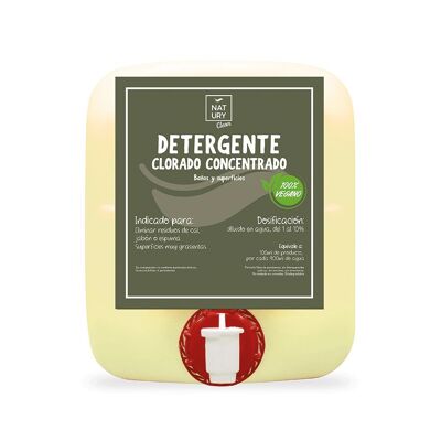 Detergente Clorado concentrado Limpiador NATURY 20lt