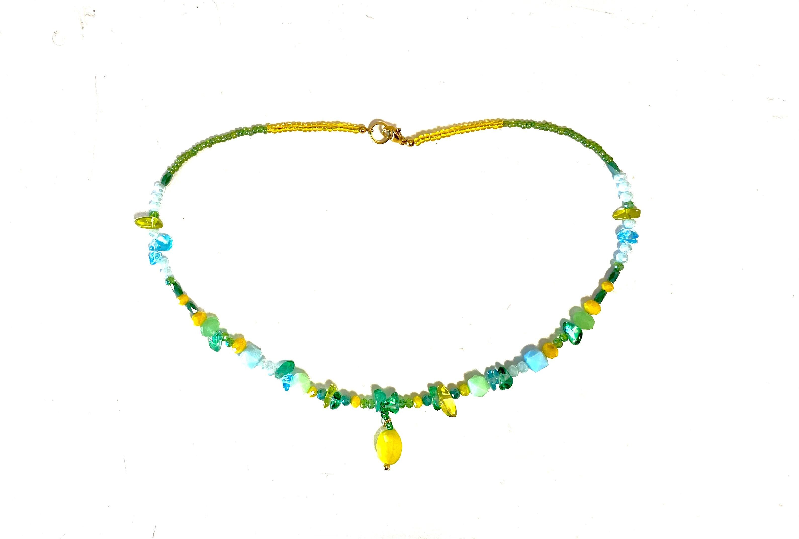 Collar veraniego limón