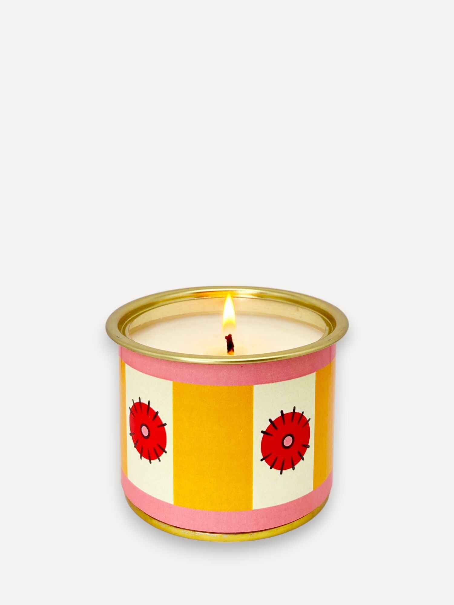 Candela per cromoterapia Rosa e arancione