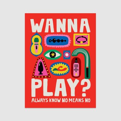 Wanna Play? Toys Poster