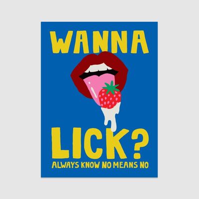 Wanna Lick? Poster