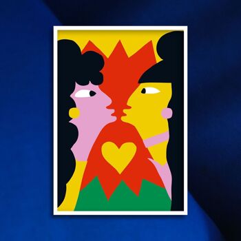 Amour vibrant Poster 3