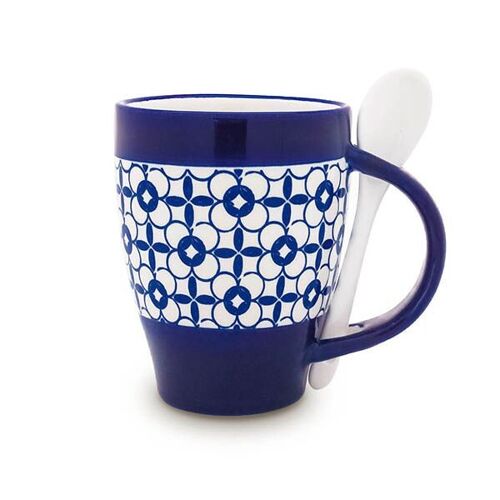 Taza mug arabesco- cerámica