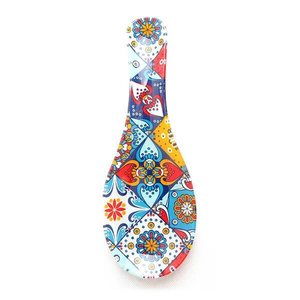 Posacenere quadrato piastrellato