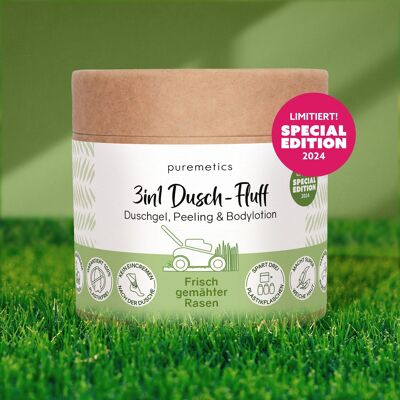 3in1 shower fluff 'Freshly mown lawn'