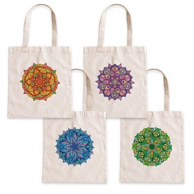 Mandala-Stofftaschen-Sortiment – ​​Keramik