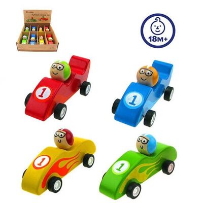 wooden racing car