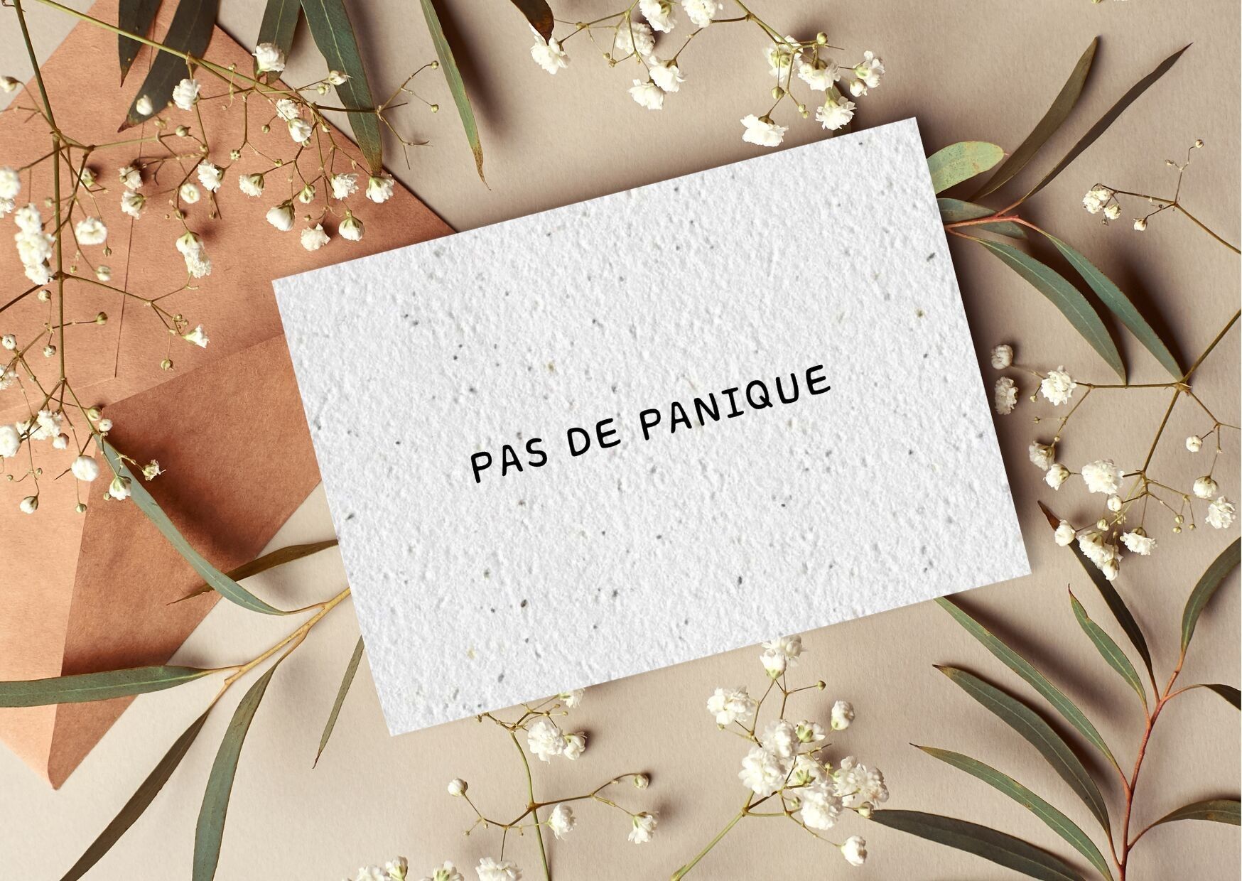 Postkarte zur Pflanze Nr. 13 „Keine Panik“ 10er-Set