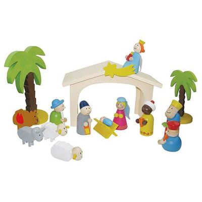 Nativity figures - wood