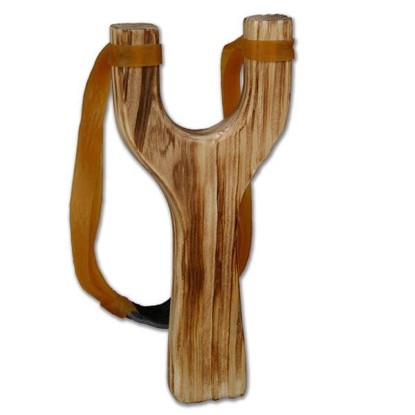 WOODEN RUBBER SLINGSHOT FOR CHILDREN