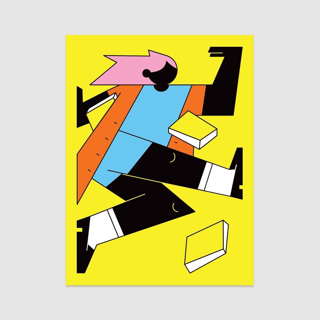 Poster / Kunstdruck – Citizen on a Rush (30x40cm & 50x70cm)