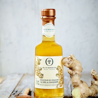 Sweetness of honey-ginger vinegar