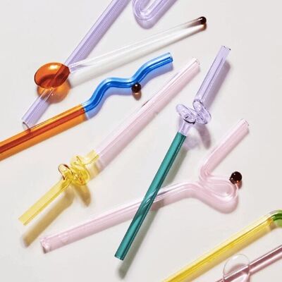 Artistry Reusable Glass Straws