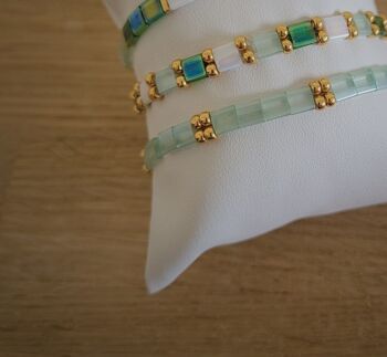 TILA - bracelet - vert - bijoux femme - cadeaux - Showroom été - plage 3