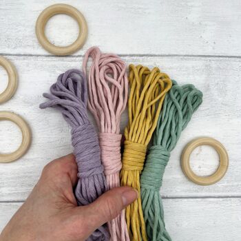 Kit macramé, lapins de Pâques 5