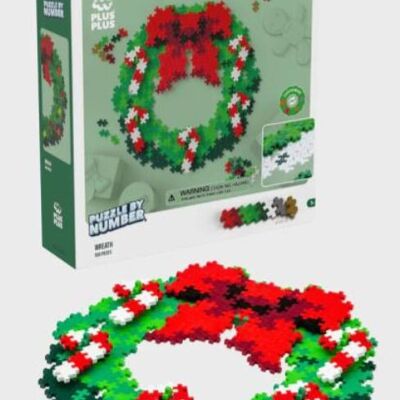 Puzzle Ghirlanda di Natale 500 pezzi - Gioco di costruzioni PLUS PLUS