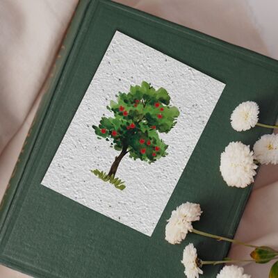 Postcard to plant #67 "Heart tree" Set of 10