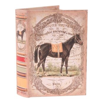 Boîte à livres 20 cm Cheval