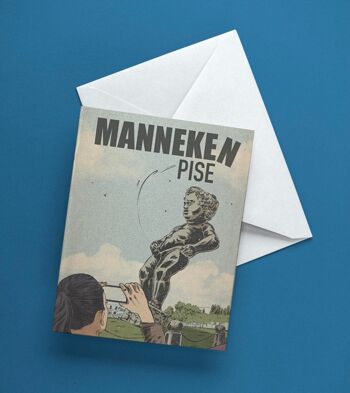 Carte postale Manneken Pise