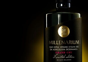 Huile d'olive extra vierge Millenarium issue d'oliviers millénaires 100% GRAND CRU ITALIEN 500 ml 2