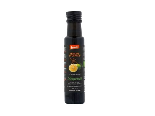 Condimento al BERGAMOTTO biodinamico, 100% ITALIANO, 100 ml a base di olio Extra Vergine d'oliva Demeter