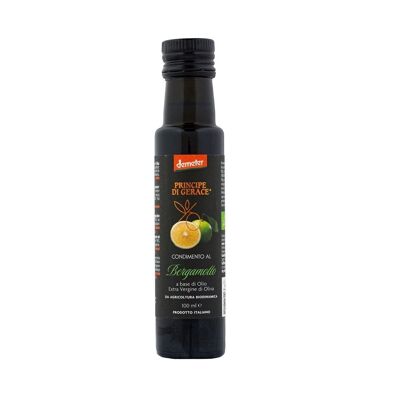 Vinaigrette biodynamique BERGAMOTE, 100% ITALIENNE, 100 ml à base d'huile d'olive extra vierge Demeter