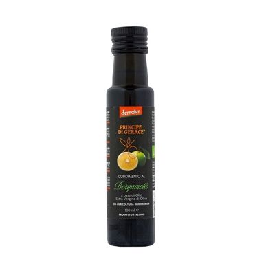 Aderezo biodinámico de BERGAMOTA, 100% ITALIANO, 100 ml a base de aceite de oliva Virgen Extra Demeter