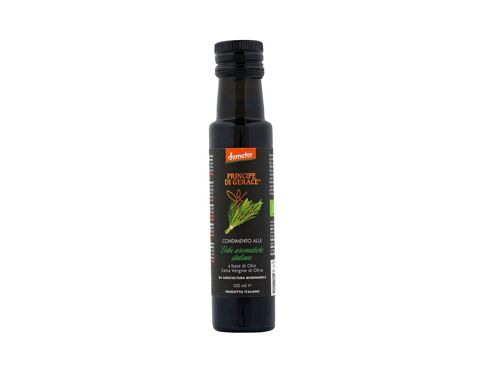 Condimento alle ERBE AROMATICHE ITALIANE biodinamico, 100% ITALIANO, 100 ml a base di olio Extra Vergine d'oliva Demeter
