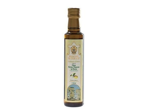 Condimento al Limone  250 ml a base di olio extra vergine di oliva aromatizzato biologico