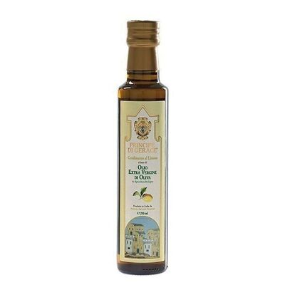 Condimento al Limone  250 ml a base di olio extra vergine di oliva aromatizzato biologico