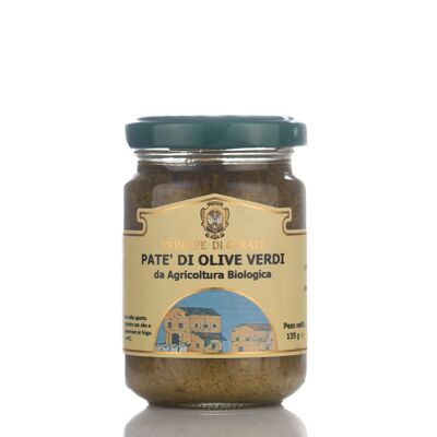 Patè di Olive Verdi BIOLOGICO 135 gr