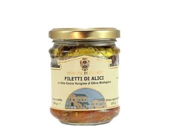 Filets d'anchois FOS à l'huile d'olive extra vierge 200 gr