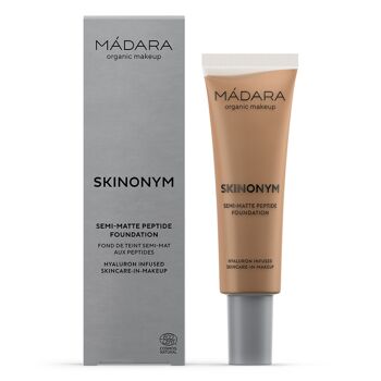 SKINONYM Fond de Teint Peptide Semi-Mat, #70 CARAMEL, 30 ml 2